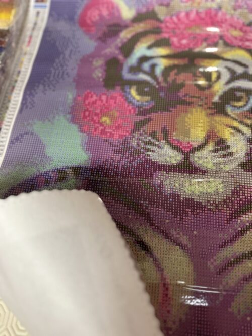 Blumen Babytiger - Eckige AB Steine - 40x50cm - 45 Farben – Bild 6
