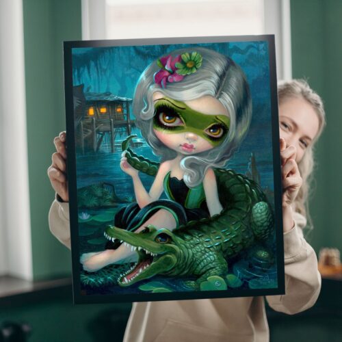 Jasmine Becket Griffith - Alligator Girl - 60x75cm – Bild 4