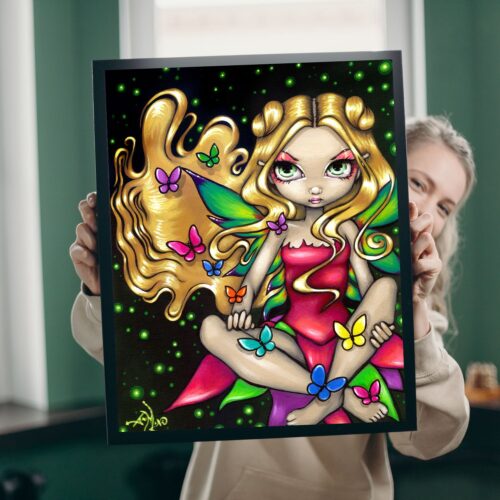 Jasmine Becket Griffith - Butterfly Princess - 75x100cm – Bild 4