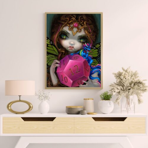Jasmine Becket Griffith - 12 Sided Dice Fairy - 55x70cm – Bild 6