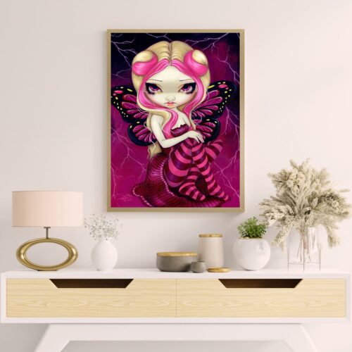 Jasmine Becket Griffith - Pink Lightning - 60x75cm – Bild 2