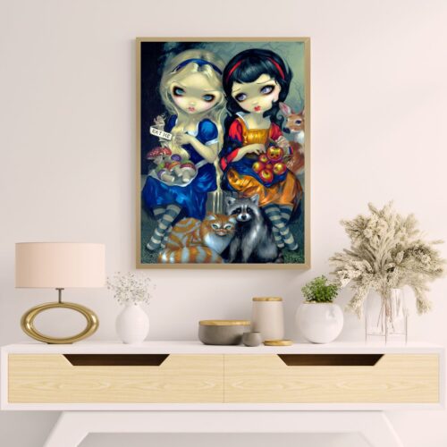 Jasmine Becket Griffith - Alice and Snow White - 75x100cm – Bild 2