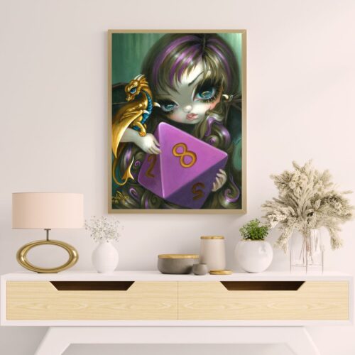 Jasmine Becket Griffith - 8 Sided Dice Fairy - 55x70cm – Bild 5