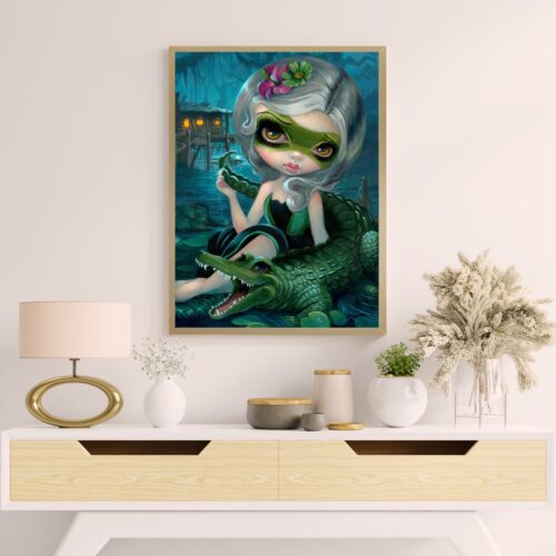 Jasmine Becket Griffith - Alligator Girl - 60x75cm – Bild 5