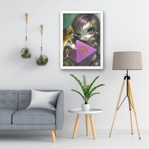 Jasmine Becket Griffith - 8 Sided Dice Fairy - 55x70cm – Bild 4