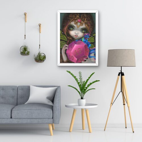 Jasmine Becket Griffith - 12 Sided Dice Fairy - 55x70cm – Bild 5