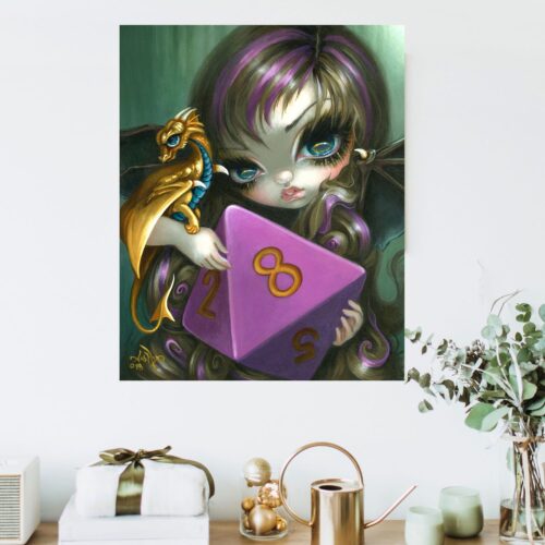 Jasmine Becket Griffith - 8 Sided Dice Fairy - 55x70cm – Bild 3