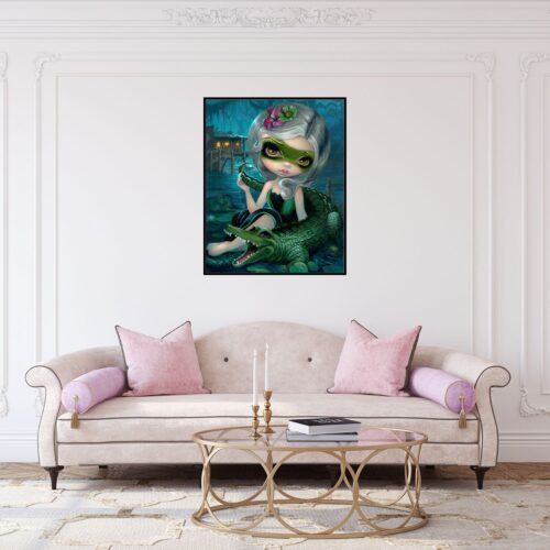 Jasmine Becket Griffith - Alligator Girl - 60x75cm – Bild 8