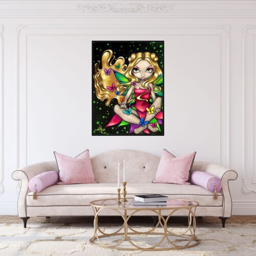 Jasmine Becket Griffith - Butterfly Princess - 75x100cm – Bild 9