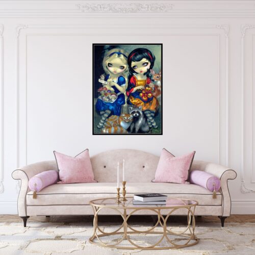 Jasmine Becket Griffith - Alice and Snow White - 75x100cm – Bild 8