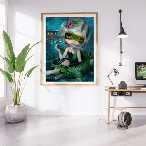 Jasmine Becket Griffith - Alligator Girl - 60x75cm – Bild 3