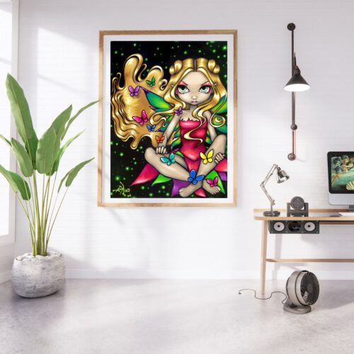 Jasmine Becket Griffith - Butterfly Princess - 75x100cm – Bild 5