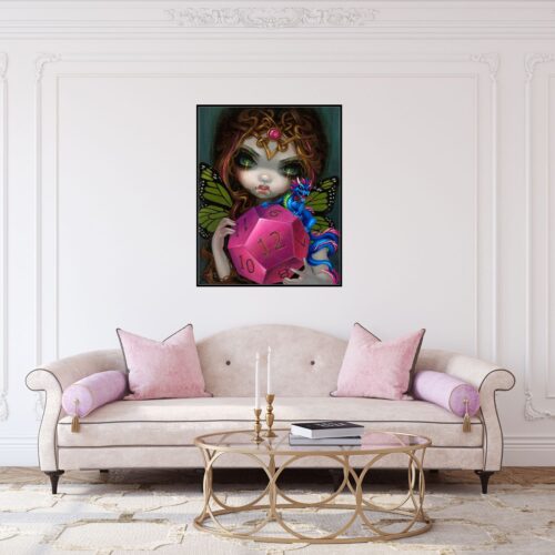Jasmine Becket Griffith - 12 Sided Dice Fairy - 55x70cm – Bild 3
