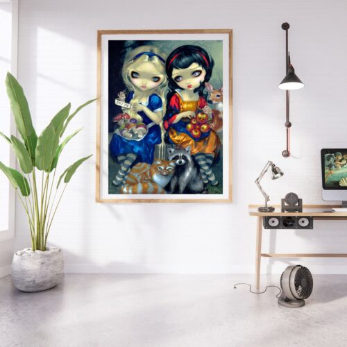 Jasmine Becket Griffith - Alice and Snow White - 75x100cm – Bild 4