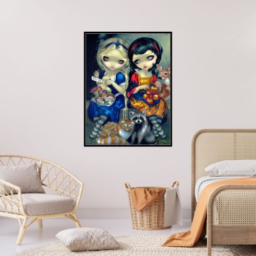 Jasmine Becket Griffith - Alice and Snow White - 75x100cm – Bild 3
