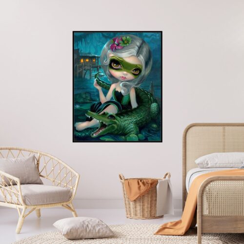 Jasmine Becket Griffith - Alligator Girl - 60x75cm – Bild 2