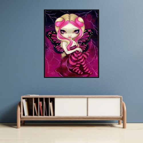 Jasmine Becket Griffith - Pink Lightning - 60x75cm – Bild 7