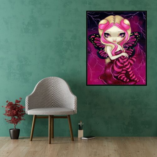 Jasmine Becket Griffith - Pink Lightning - 60x75cm – Bild 8