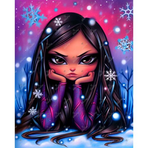 Amaris - Numixie End of Snow - 40x50cm - Eckige Harzsteine