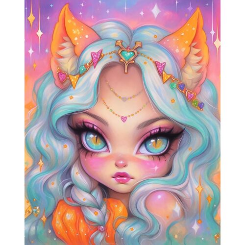 Amaris - Numixie Cleo - 40x50cm - Eckige Harzsteine