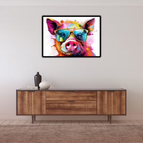 Schweinchen Farbensplash – Bild 3