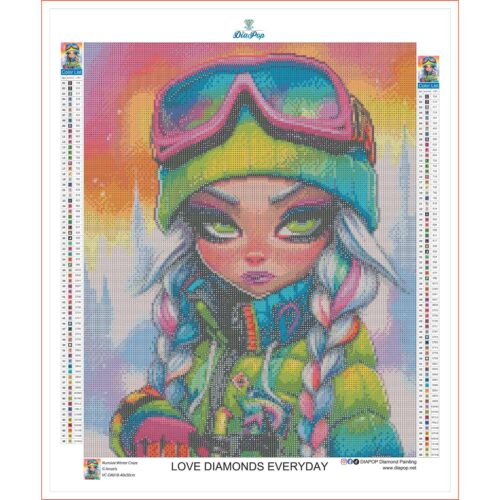 Amaris - Numixie Winter Craze - 40x50cm - Eckige Harzsteine – Bild 3