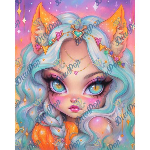 Amaris - Numixie Cleo - 40x50cm - Eckige Harzsteine