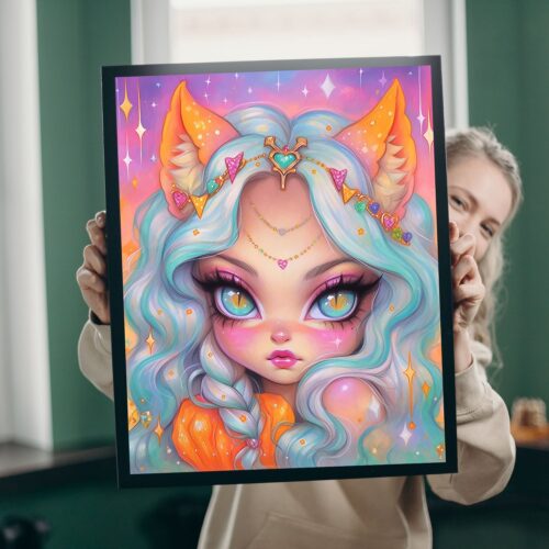 Amaris - Numixie Cleo - 40x50cm - Eckige Harzsteine – Bild 3