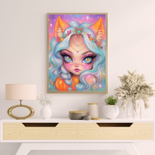 Amaris - Numixie Cleo - 40x50cm - Eckige Harzsteine – Bild 4