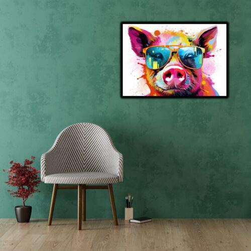 Schweinchen Farbensplash – Bild 5