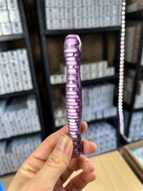 Ergo Stift "Schlangenhaut Lila"