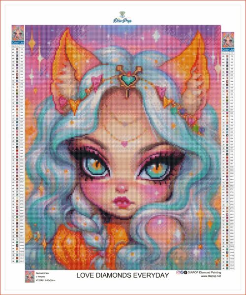 Amaris - Numixie Cleo - 40x50cm - Eckige Harzsteine – Bild 2