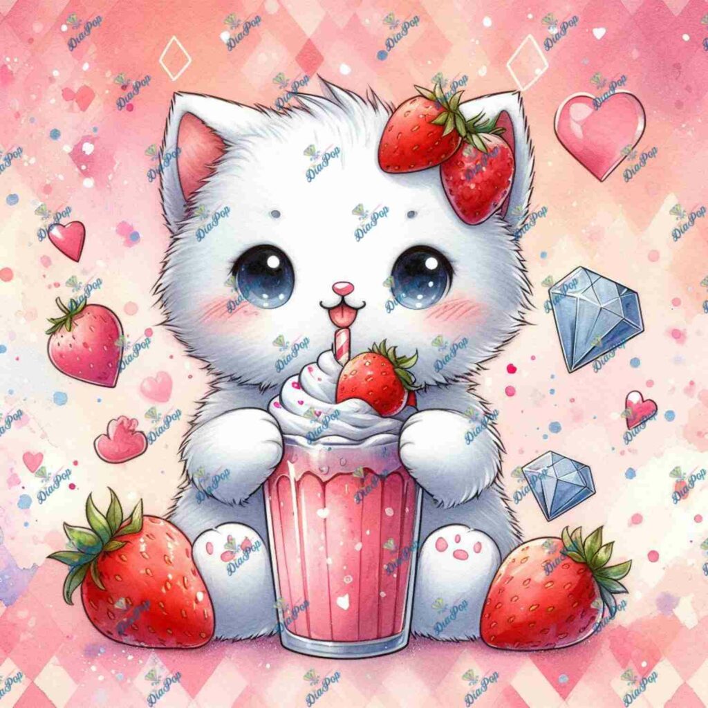Tiki - Happy Strawberry Cat