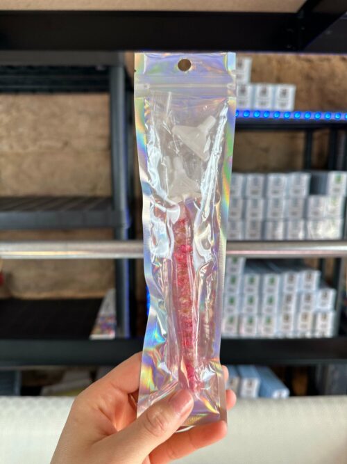 Ergo Stift "Blumen Hellrosa" - 6 Plastikaufsätze – Bild 2