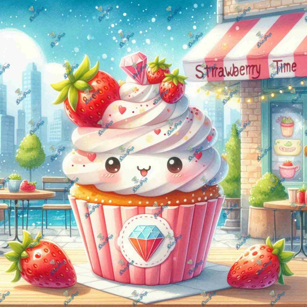 Tiki - Happy Strawberry Cupcake