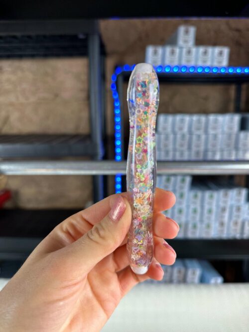 Ergo Stift "Buntes Sternenmuster" - 6 Plastikaufsätze