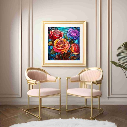 DIAPOP - Buntglas Rosen – Bild 3