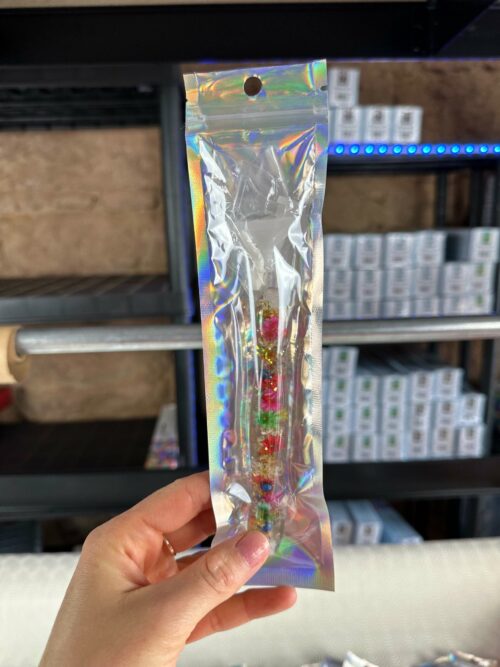 Ergo Stift "Blumen Bunt" - 6 Plastikaufsätze – Bild 3