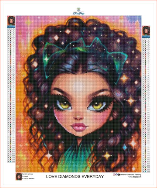 Amaris - Numixie Fairytale - 40x50cm - Eckige Harzsteine – Bild 2