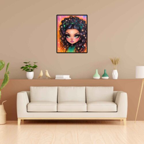 Amaris - Numixie Fairytale - 40x50cm - Eckige Harzsteine – Bild 3