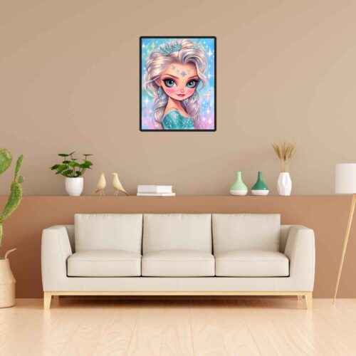 Amaris - Numixie Ice Princess - 40x50cm - Eckige Harzsteine - B-Ware - Ecken durch Transport zerknittert – Bild 3