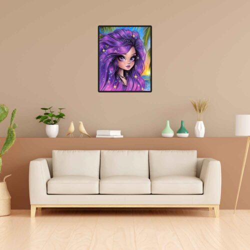Amaris - Numixie Purple Tropics - 40x50cm - Eckige Harzsteine – Bild 3