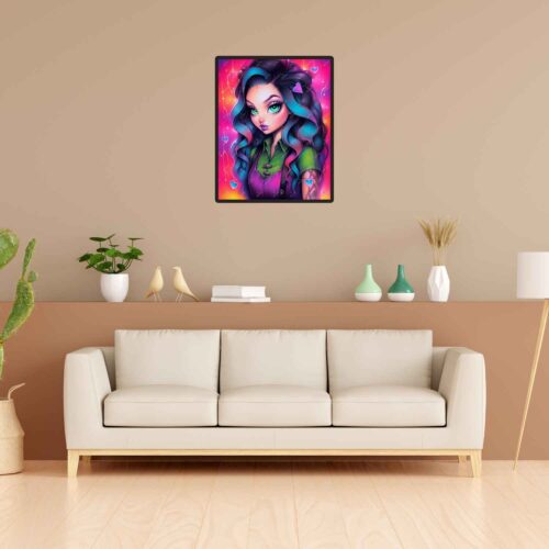 Amaris - Numixie Theresa - 40x50cm - Eckige Harzsteine - B-Ware - Ecken durch Transport zerknittert – Bild 3