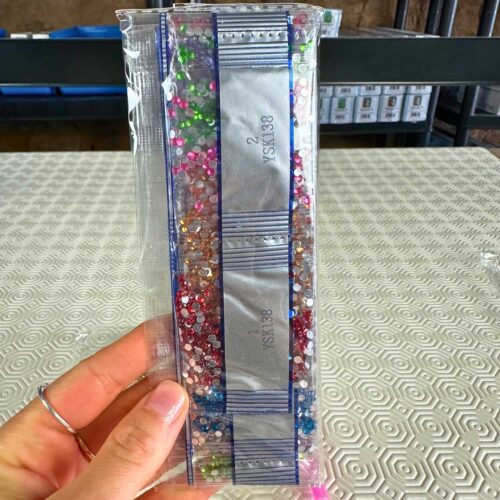 DIY Diamond Painting Schlüsselanhänger - Babydrache - 6 Stück - beidseitig paintbar – Bild 4