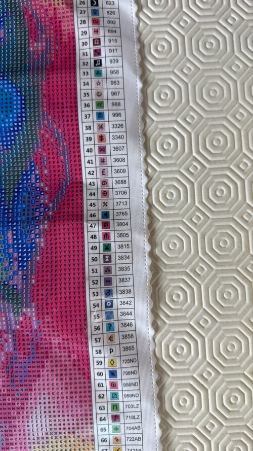 Amaris - Numixie Theresa - 40x50cm - Eckige Harzsteine - B-Ware - Ecken durch Transport zerknittert – Bild 6