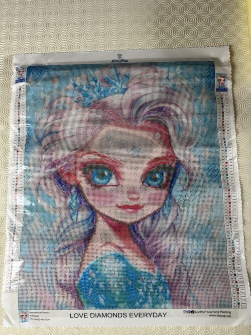 Amaris - Numixie Ice Princess - 40x50cm - Eckige Harzsteine - B-Ware - Ecken durch Transport zerknittert – Bild 4