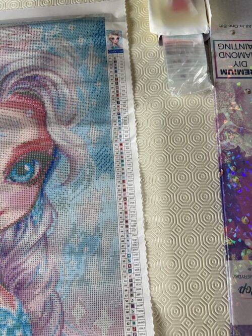 Amaris - Numixie Ice Princess - 40x50cm - Eckige Harzsteine - B-Ware - Ecken durch Transport zerknittert – Bild 6