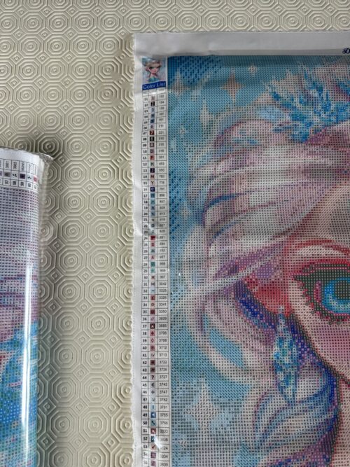 Amaris - Numixie Ice Princess - 40x50cm - Eckige Harzsteine - B-Ware - Ecken durch Transport zerknittert – Bild 5