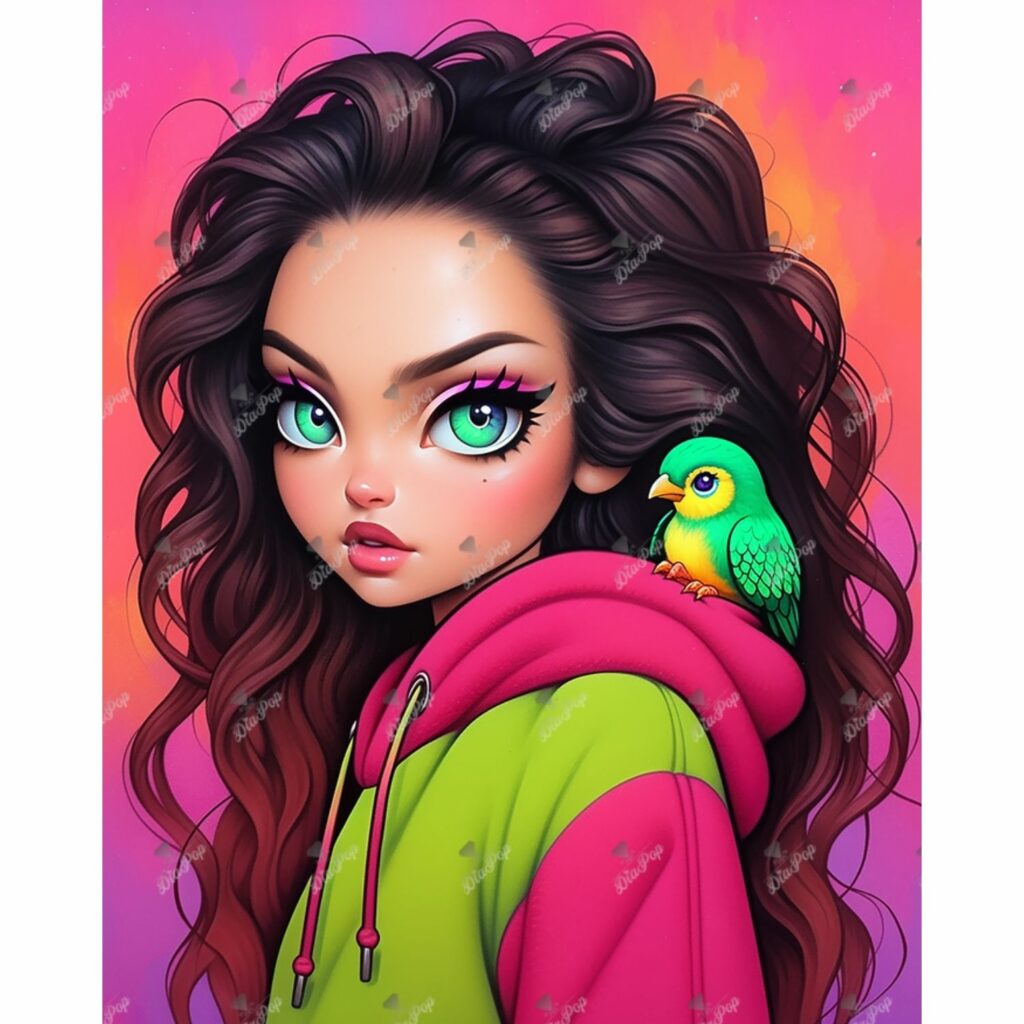 Amaris - Numixie Olivia & Polly - 40x50cm - Eckige Harzsteine