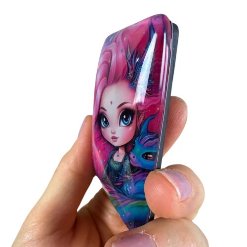 Glas Cover Minder Magnet - Numixie Dragon - Amaris – Bild 2